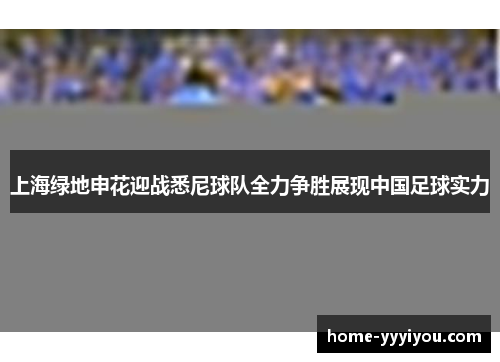 上海绿地申花迎战悉尼球队全力争胜展现中国足球实力