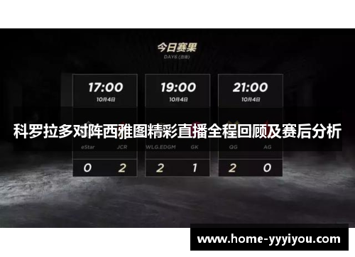 科罗拉多对阵西雅图精彩直播全程回顾及赛后分析